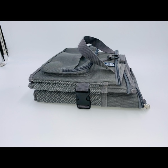 Car Seat Organizer for Kids! Zipper Lid, Cup Holders, and Seat Belt Attachments - Picture 7 of 8